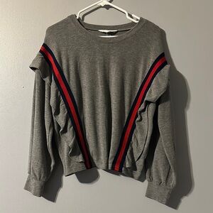 BB Dakota Heather Gray Top Size Med
